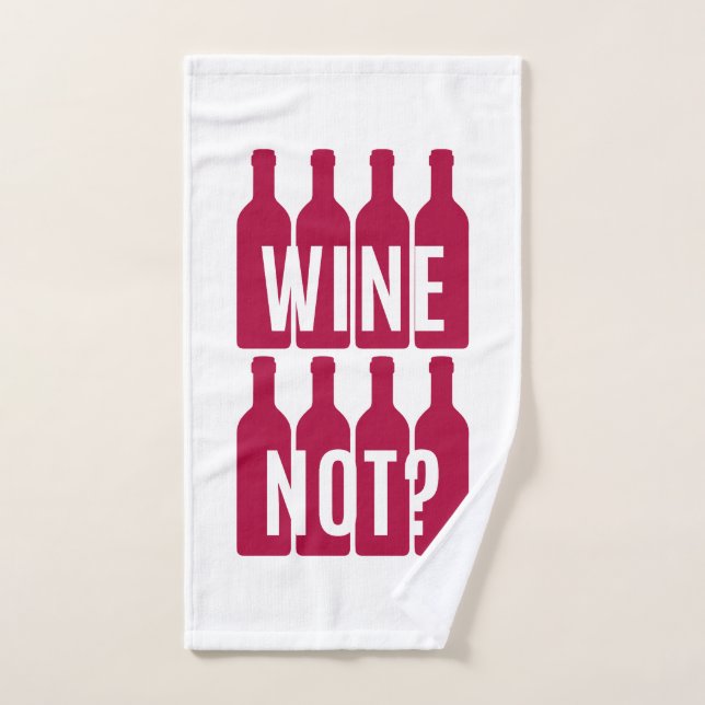 Vino no (Toalla de mano)