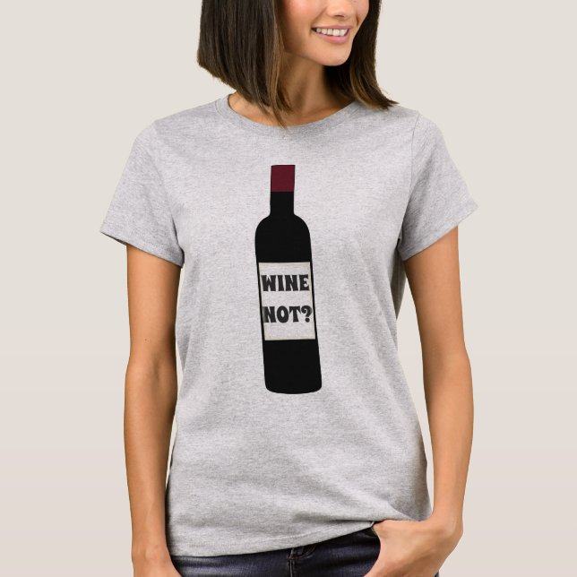 ¿VINO NO? Camiseta (Anverso)