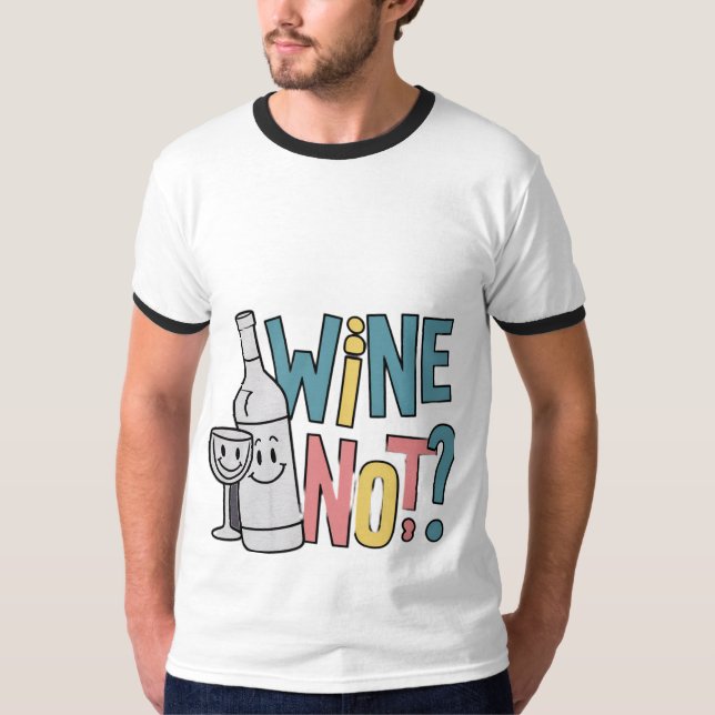 ¿Vino No? 👕 de camisetas con cantante masculino (Anverso)