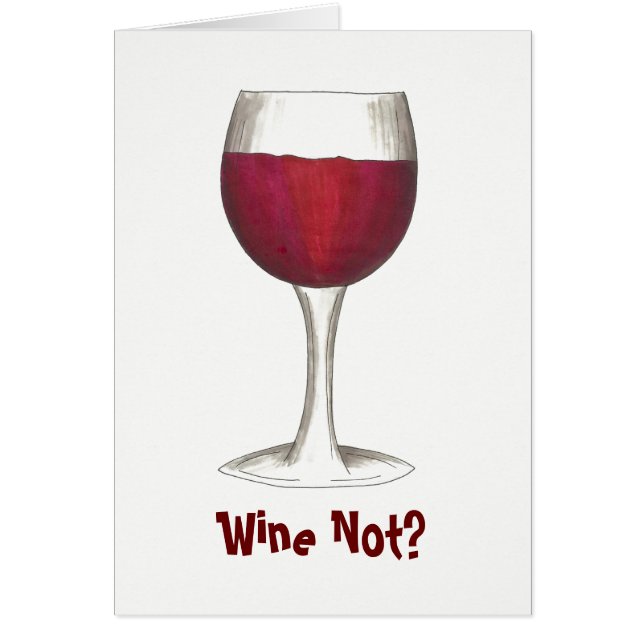 ¿Vino No? Red Wine Lover Cabernet Merlot Glass (Frente)