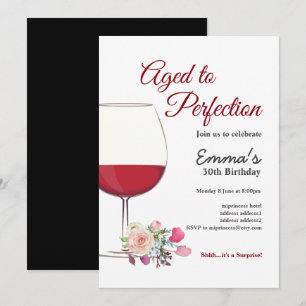 Vino rojo, invitación al vino, adulto a la perfecc