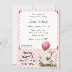 Vino Tinto 007 • Invitación de Baby Shower Some Bu