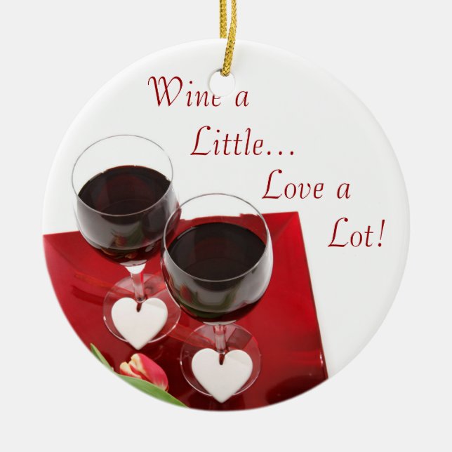 Vino un poco... ¡Me encanta mucho! Adorno (Frente)