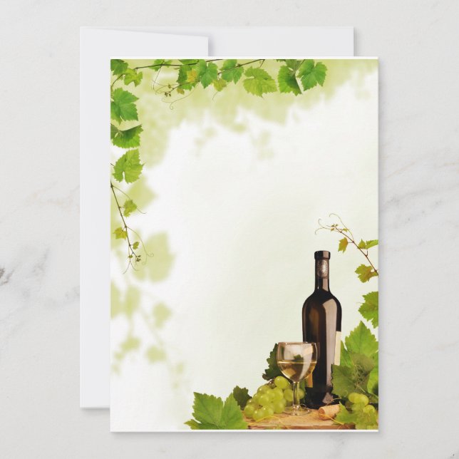 Vino y uvas (Anverso)