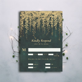 Vinos de oro mágico forestal encantados RSVP Boda