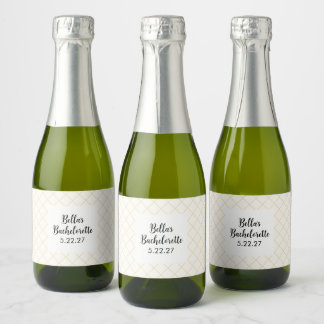 Vinos Espumosos Etiquetas de botellas de champán mini para fiesta 