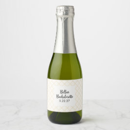Vinos Espumosos Etiquetas de botellas de champán mini para fiesta 