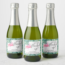 Vinos Espumosos Etiquetas de vino para despedida de soltera tropic