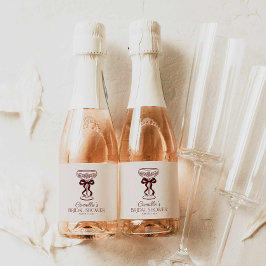 Vinos Espumosos Etiquetas Mini Champagne para Despedida de Soltera