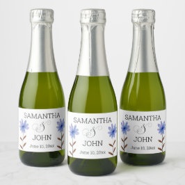 Vinos Espumosos Etiquetas para botellas pequeñas favoritas de la b