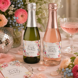 Vinos Espumosos Etiquetas personalizadas para botellas de champán 