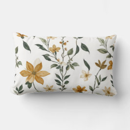 Vinos florales de Boho y almohada del patrón de pe