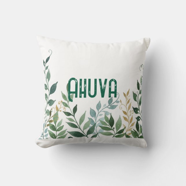 Vinos verdes Cojín decorativo de decoración fiesta (Anverso)