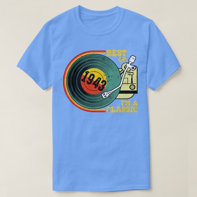 Vintage 1943 Camisa De Cumpleaños Im Classic Birth (Diseño del anverso)