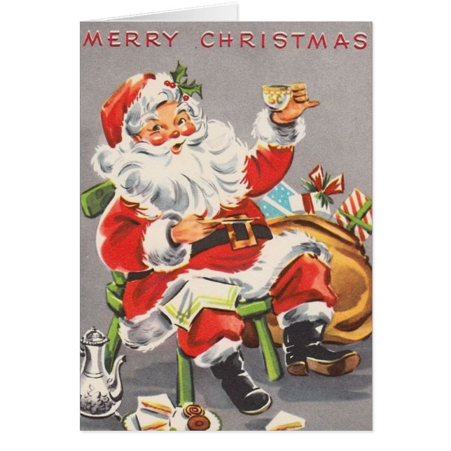 Vintage 1950 Santa (Frente)