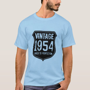 Vintage 1954 de edad a perfección camiseta para ho