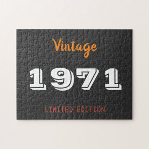 Vintage 1971 55th Birthday Jigsaw Puzzle - Limited