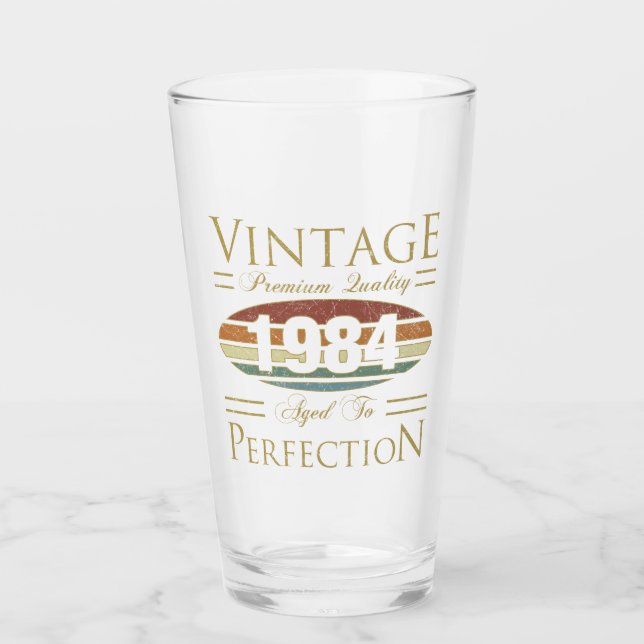 Vintage 1984 40º cumpleaños (Anverso)