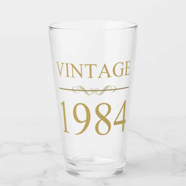 Vintage 1984 40º cumpleaños (Anverso)