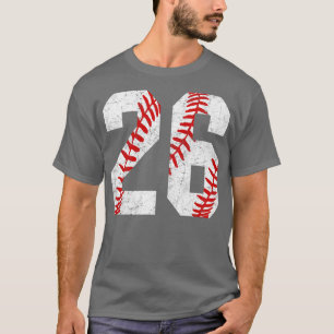 Vintage 26 Laces de Béisbol Mamá Jersey