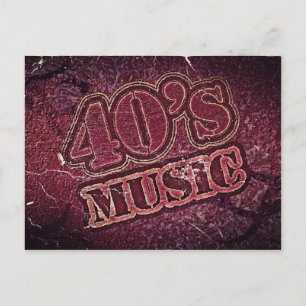 Vintage 40's Music - Postales