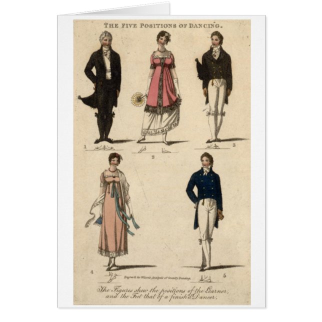 Vintage - 5 posiciones del baile (era de la (Frente)
