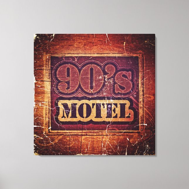 Vintage 90's Motel #2 - Lienzo envuelto (Anverso)