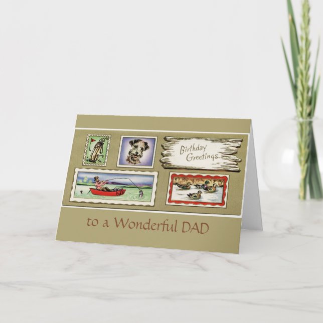 Vintage a una maravillosa tarjeta de bienvenida de (Anverso)