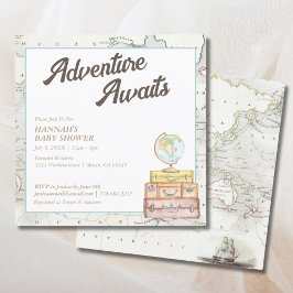 Vintage Adventure espera la invitación de Baby Sho