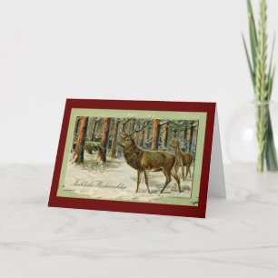 Vintage alemán del navidad de Fröhliche