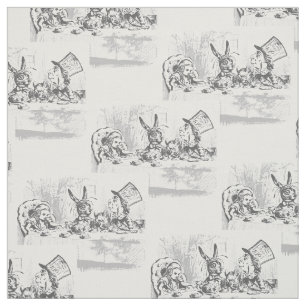 Vintage Alicia en tela de la fiesta del té del