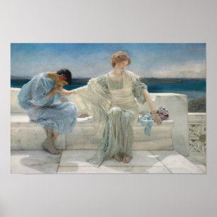 Vintage Alma-Tadema No Me Preguntes Más Arte Fino