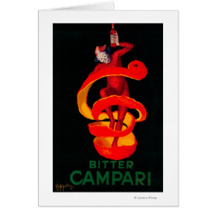 Vintage amargo PosterEurope de Campari