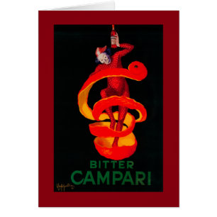 Vintage amargo PosterEurope de Campari