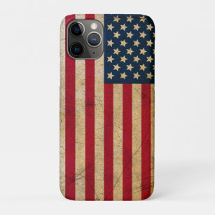 Vintage American Flag Apple iPhone 13 Funda