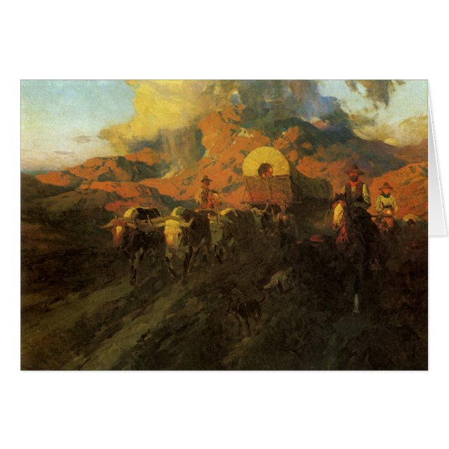 Vintage American West, Overland Trail de Johnson (Anverso (Horizontal))