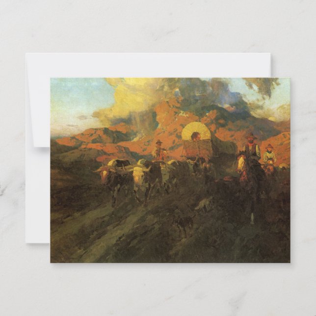 Vintage American West, Overland Trail de Johnson (Anverso)