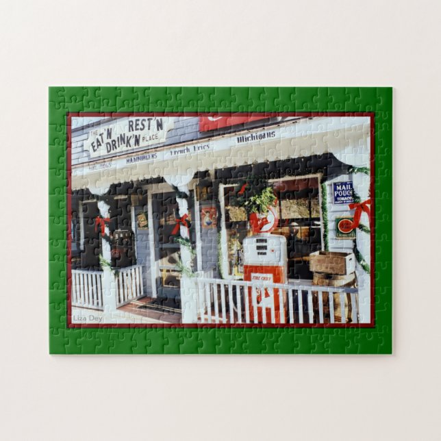 'Vintage Americana Navidades Rompecabezas (Horizontal)
