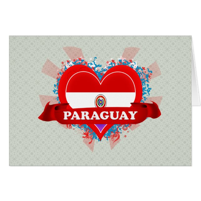 Vintage amo Paraguay (Anverso (Horizontal))