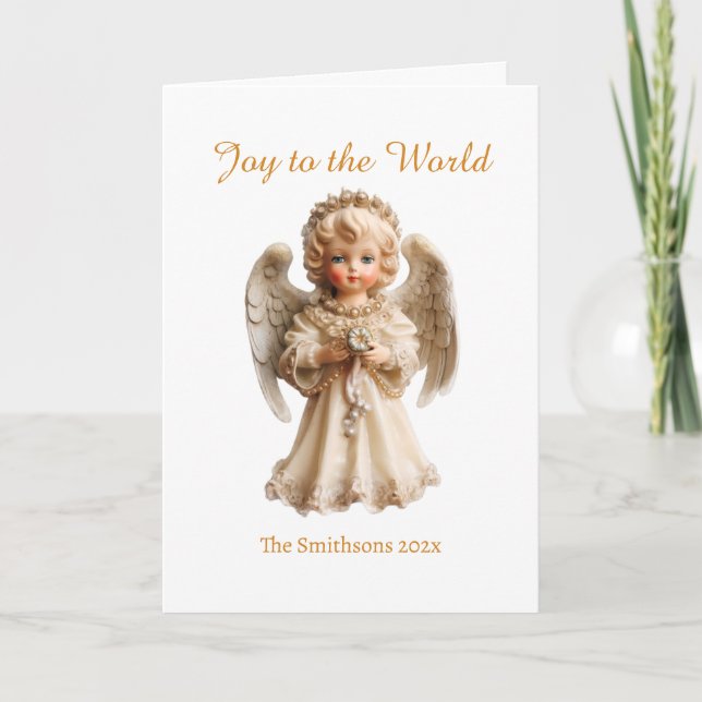 Vintage Angel Navidad  (Anverso)