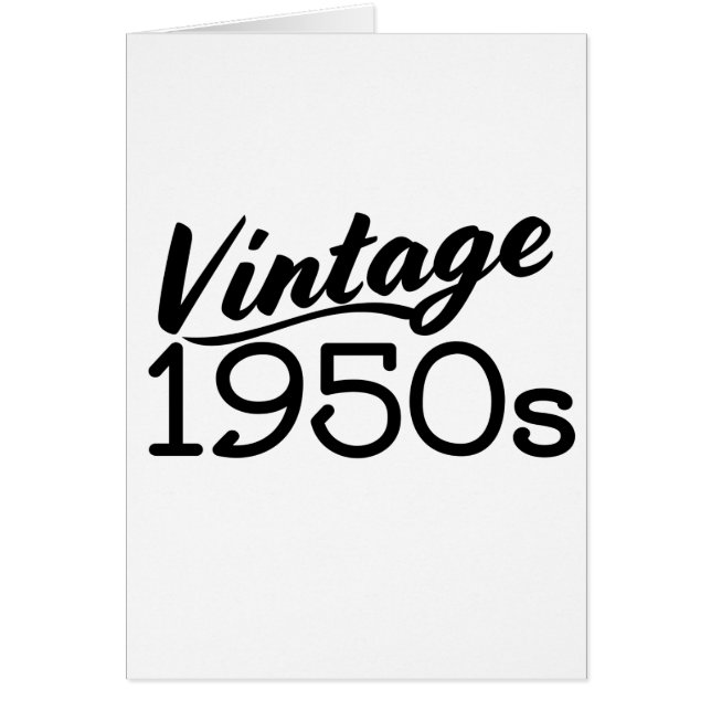 Vintage años 50 (Frente)