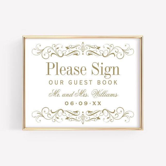 Vintage Antique Gold Fourier Boda Invitado (Subido por el creador)