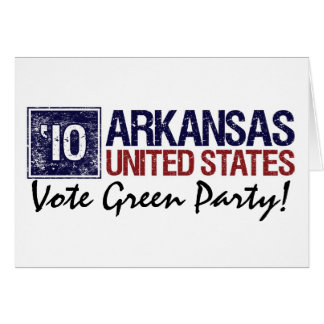Vintage Arkansas del Partido Verde del voto en