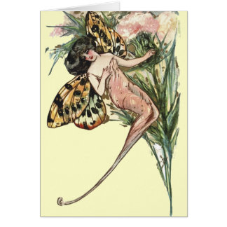 Vintage Art Nouveau Butterfly