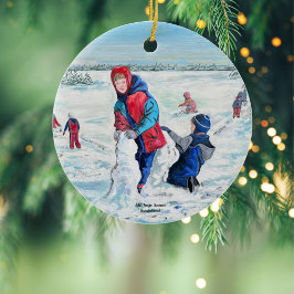 VINTAGE ART Ornamento de Navidad