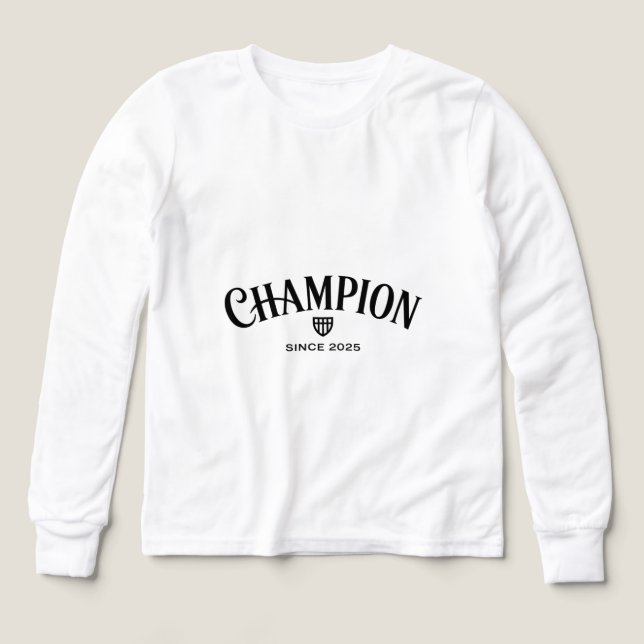 Vintage Athletic Champion Design (Diseño frontal)