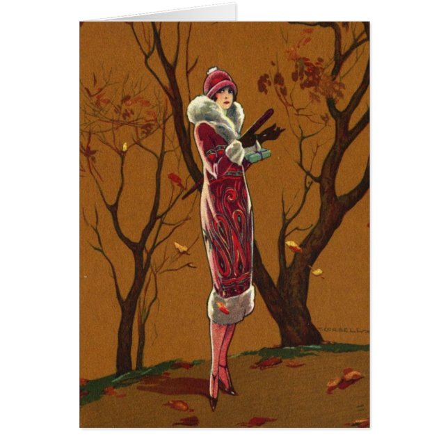 Vintage - Autumn Lady, (Frente)