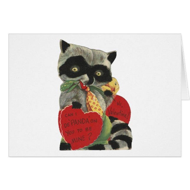 Vintage Bandit Valentine (Anverso (Horizontal))