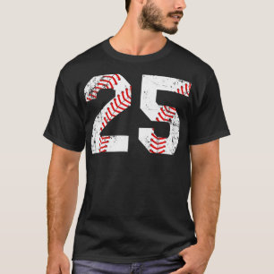 Vintage Baseball 25 Jersey Number