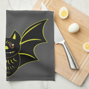 Vintage Bat Kitchen Toalla